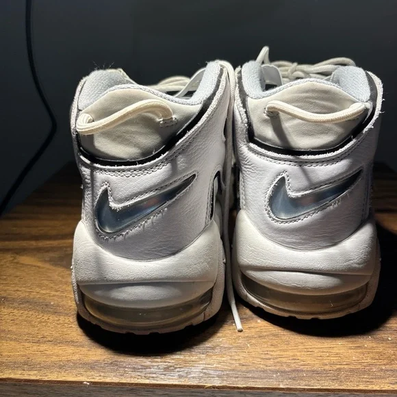 Nike Air More Uptempo 96 Photon Dust Grey-Metallic Silver, Size 11.5 FB3021-001 - Picture 6 of 8